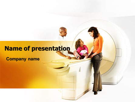 Tomography Exam Presentation Template, Master Slide