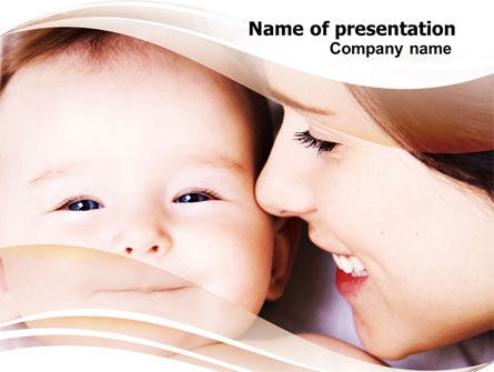 Baby Smile Presentation Template, Master Slide
