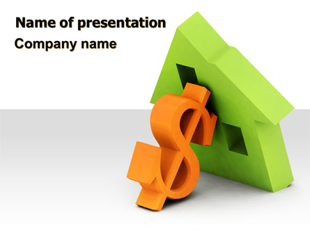 Mortgage Money Presentation Template, Master Slide