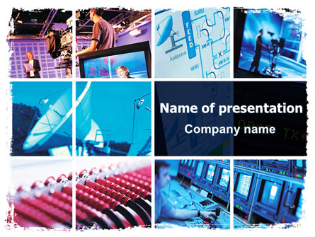 Television Presentation Template, Master Slide