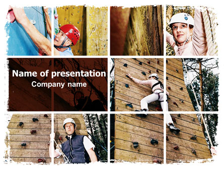 Bouldering Presentation Template, Master Slide