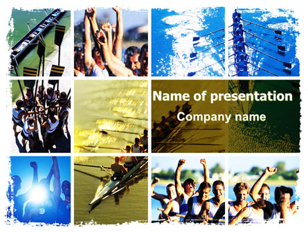 Rowing Presentation Template, Master Slide
