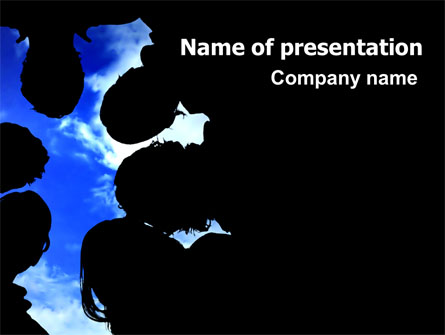 Shapes Of People Presentation Template, Master Slide