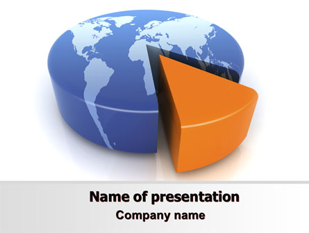 3D Diagram Presentation Template, Master Slide