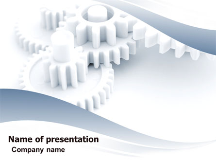 Cogwheel Presentation Template, Master Slide