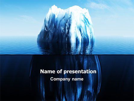 Ice Berg Presentation Template, Master Slide