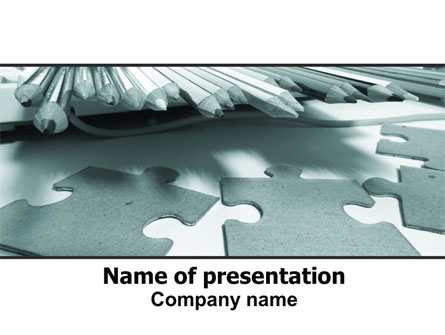 Jigsaw Presentation Template, Master Slide