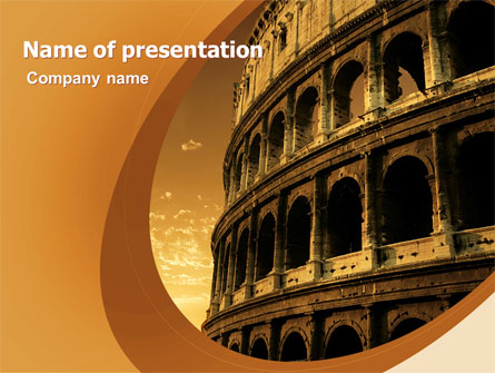 Colosseum Presentation Template, Master Slide