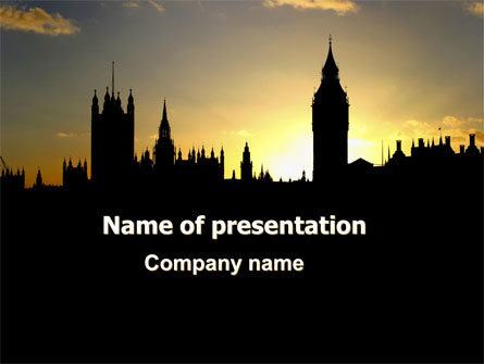 Big Ben and House of Parliament Free Presentation Template, Master Slide