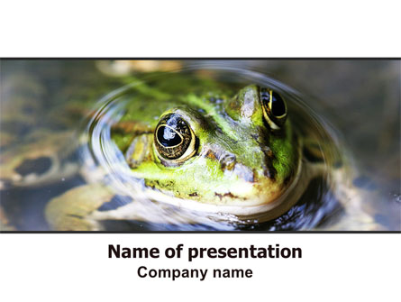 Marsh Frog Presentation Template, Master Slide
