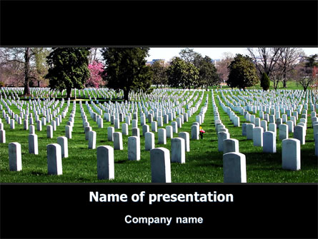 Cemetery Presentation Template, Master Slide