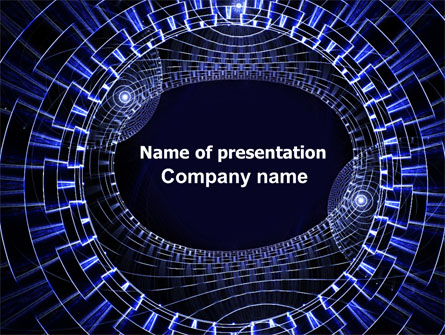 Fantasy Blue Design Presentation Template, Master Slide