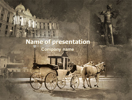 Vienna and Strauss Presentation Template, Master Slide