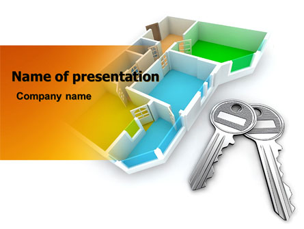 Apartment Keys Presentation Template, Master Slide