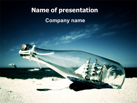Ship In The Bottle Presentation Template, Master Slide