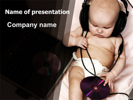 Hi-Tech Baby Presentation Template, Master Slide