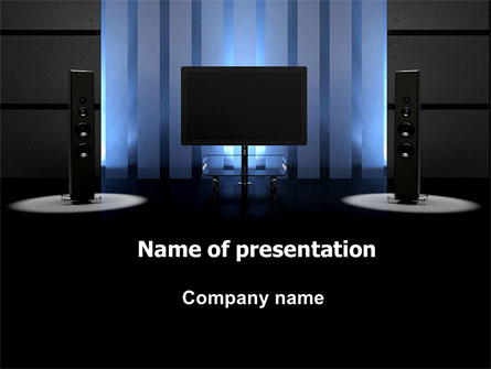 Home Theater Presentation Template, Master Slide