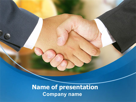 Business Deal And Agreement Presentation Template, Master Slide