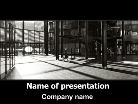 Lobby Space Presentation Template, Master Slide