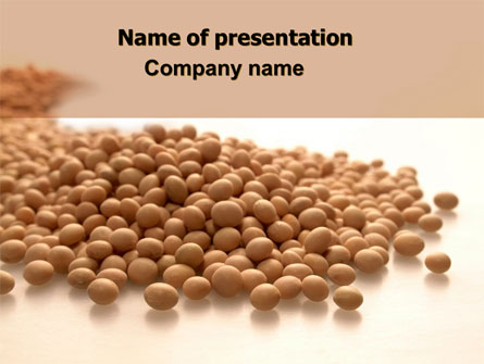 Soy Beans Presentation Template, Master Slide