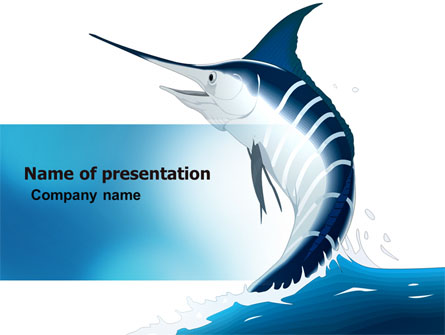 Swordfish Presentation Template, Master Slide