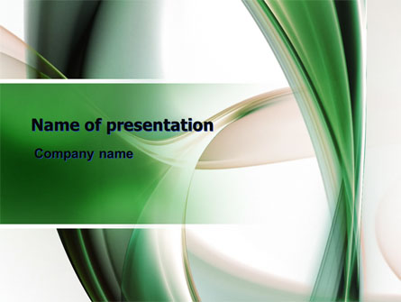 Green with Beige Presentation Template, Master Slide