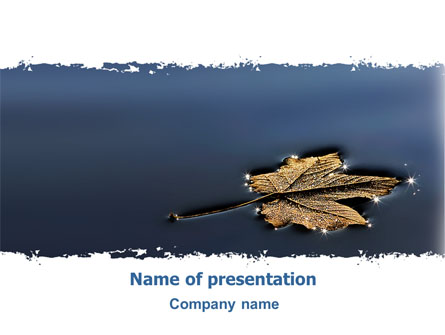 Autumn Leaf Presentation Template, Master Slide