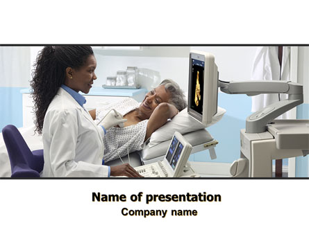 Ultrasound Examination Presentation Template, Master Slide