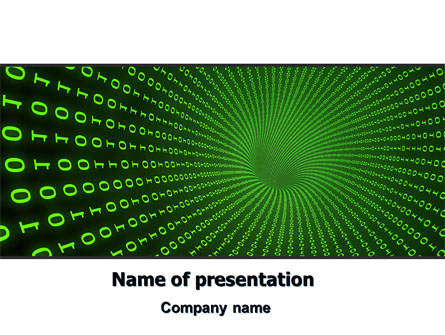 Digital Hole Presentation Template, Master Slide