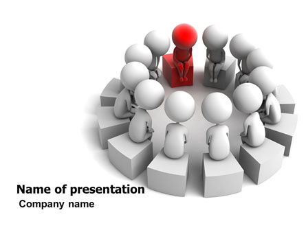 Group Deliberation Presentation Template, Master Slide