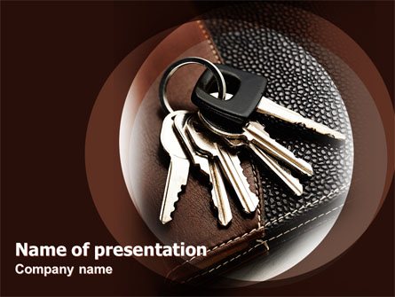 Bunch Of Keys Presentation Template, Master Slide