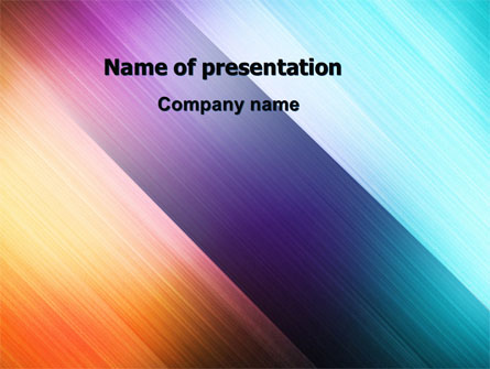 Abstract Rainbow Presentation Template, Master Slide