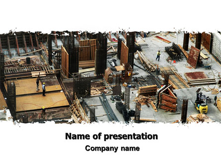 Big Building Site Presentation Template, Master Slide