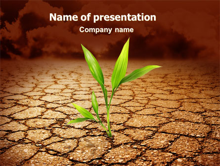 Survival In Desert Presentation Template, Master Slide