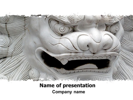 Marmoreal Dragon Presentation Template, Master Slide