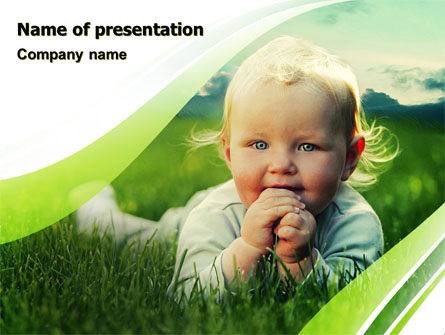 Smiling Baby Presentation Template, Master Slide