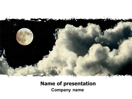 Full Moon Presentation Template, Master Slide