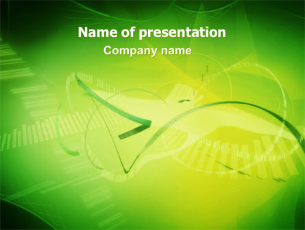 Abstract Green Free Presentation Template, Master Slide