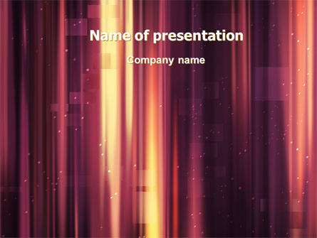 Crimson Folds Abstract Presentation Template, Master Slide