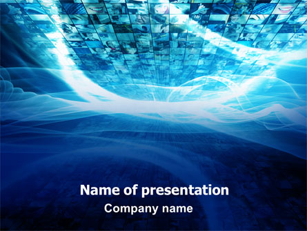 Stock Photo Flow Presentation Template, Master Slide