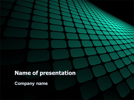 Green Grid Theme Presentation Template, Master Slide