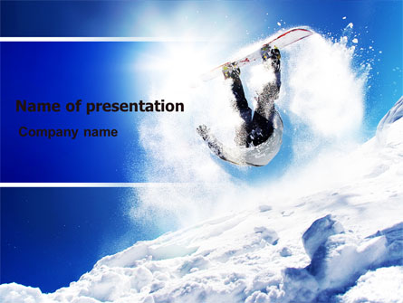 Snowboarding Tricks Presentation Template, Master Slide