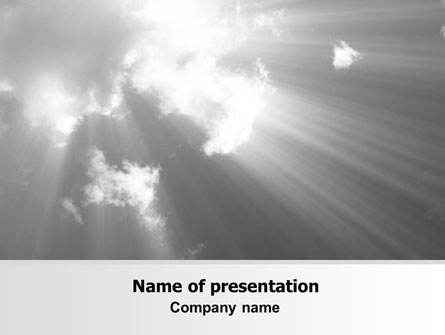 Gray Heaven Presentation Template, Master Slide