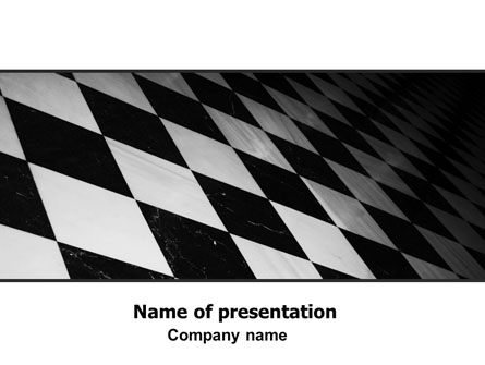 Checkered Surface Free Presentation Template, Master Slide