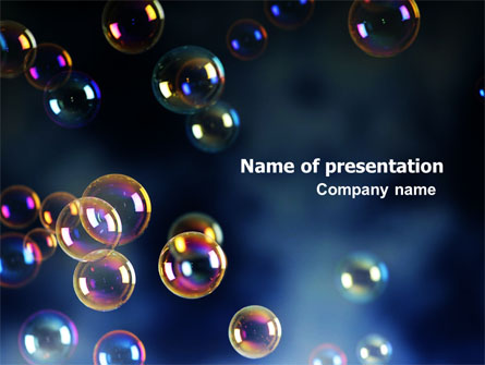 Soap Bubbles Presentation Template, Master Slide