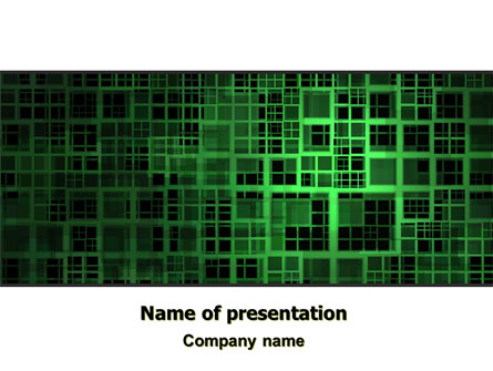 Cubic Framework Free Presentation Template, Master Slide