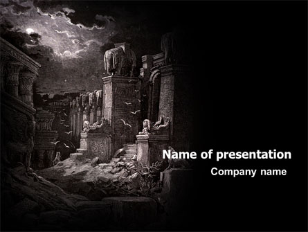 Ancient Ruins Presentation Template, Master Slide