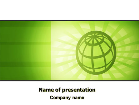 Olive Globe Presentation Template, Master Slide