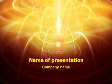 Abstract Fireworks Presentation Template, Master Slide