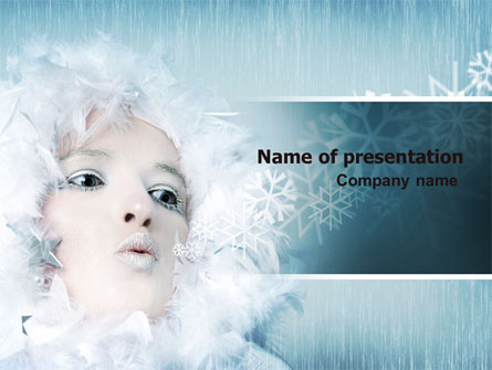 Winter Breeze Presentation Template, Master Slide